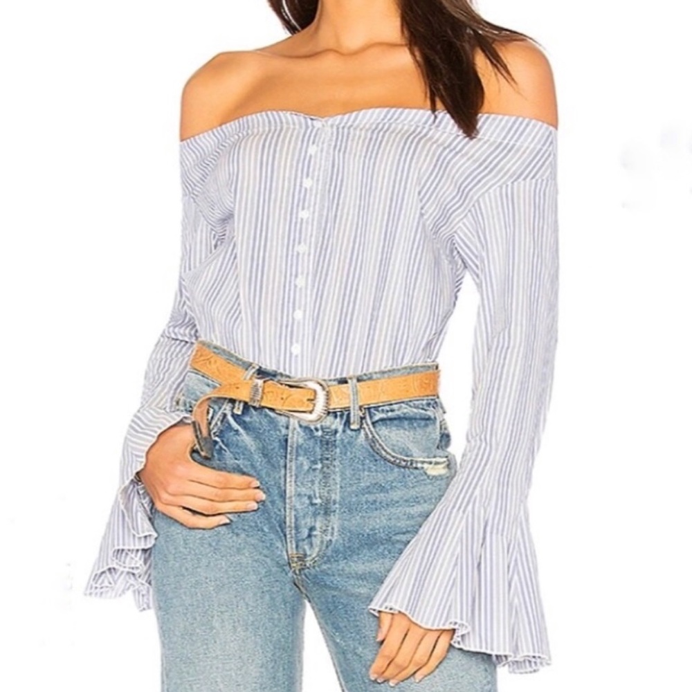 Free People March To The Beat Off The Shoulder Top